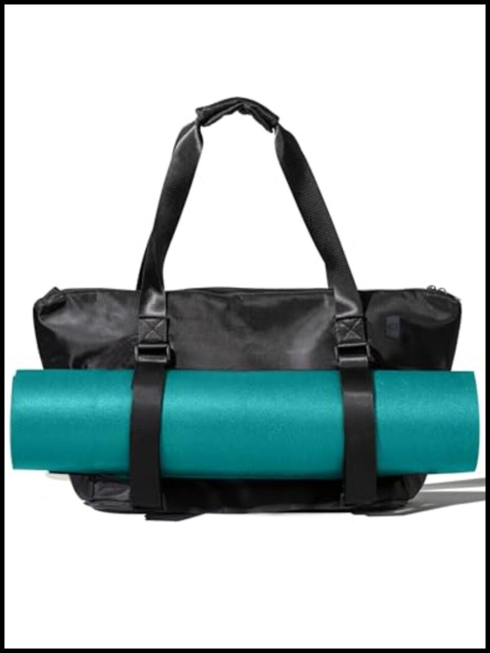Yoga Mat Carrier Extendable Built-In Straps Laptop Pocket Gym Tote